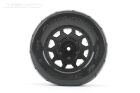 Jetko EX Tyre MT Super Sonic Black Wheel 2.8" Hex 12,14,17mm (2) / JK2804CB
