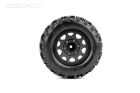 Jetko EX Tyre MT Wasteland Black Wheel 2.8" Hex 12,14,17mm (2) / JK2806CB