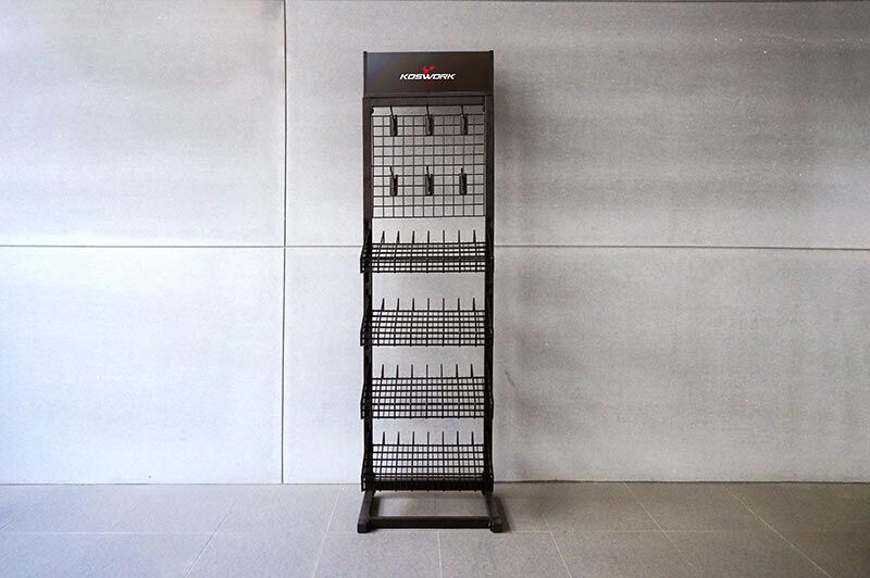 Koswork Ständer für Ölflaschen max Diam 34mm (385x315x1340mm) / KOS50710