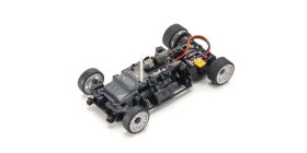 Kyosho Mini-Z MR04 RWD Corvette C8-R Gun Metal/White (W-MM/KT531P) / K.32356GMW