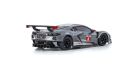 Kyosho Mini-Z MR04 RWD Corvette C8-R Gun Metal/White (W-MM/KT531P) / K.32356GMW
