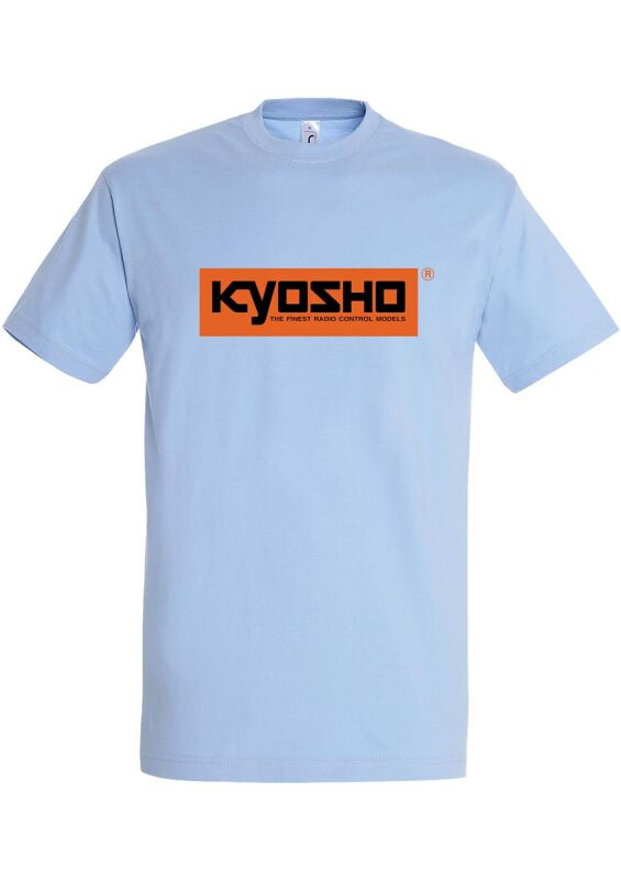 Kyosho T-Shirt Spring 24 Hellblau/Orange Ltd 2XL / K.88252-XXL