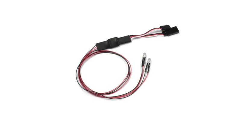 Kyosho Beleuchtungssatz 4 LED (Diam=5/L=400) 2x Weiss Halogen / K.97054-2H