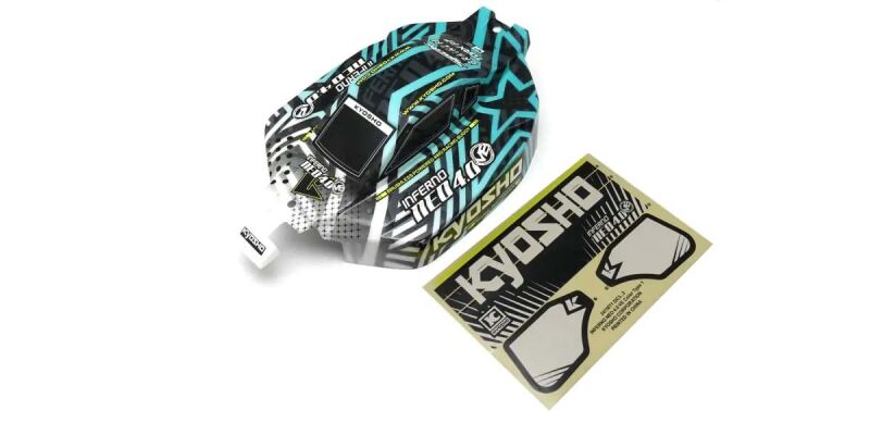 Kyosho Karosserie Kyosho 1:8 Inferno NEO 4.0 VE Type.2 (White/Gren) / K.IFB122WG