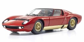 Kyosho 1:18 Lamborghini Miura P400 1968 Red-Gold / KS08314R