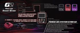Power HD Gyro G2 drift Dual System 4CH Purple / HD-G2P