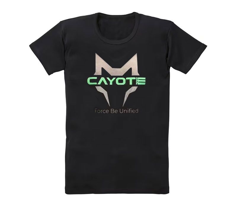 Team CAYOTE Black T-Shirt Größe XL / CAFC01XL