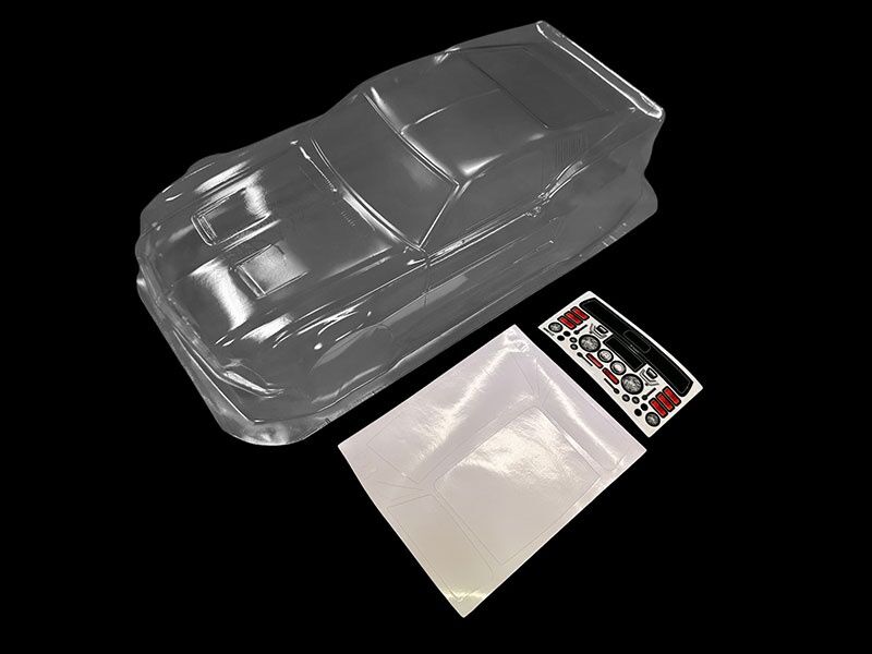 H-SPEED 1968 Mustang 190mm mit Dekor und Scheibenabdeckung / HSPL020