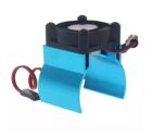 H-SPEED Alu Kühlkörper blau mit Ventilator / HSPX079
