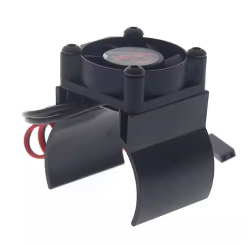H-SPEED Alu Kühlkörper schwarz mit Ventilator / HSPX081