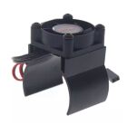 H-SPEED Alu Kühlkörper schwarz mit Ventilator / HSPX081