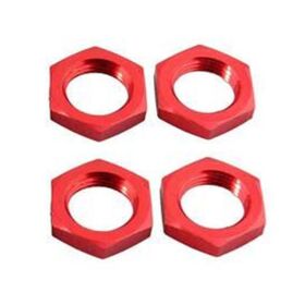 H-SPEED Alu 17mm Radmutter - gezahnt - rot / HSPX086