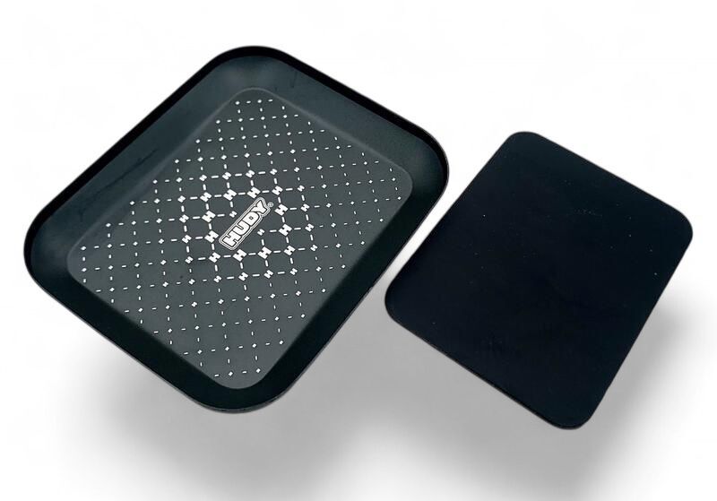 HUDY ALU PARTS TRAY COMPACT - MAGNETIC & ANTI-SLIP / HUD108195