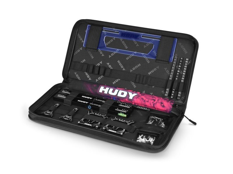 HUDY SET-UP STATION&SET-UP TOOLS+CARRYING BAG FOR 1/10 & 1/12 PAN / HUD109451