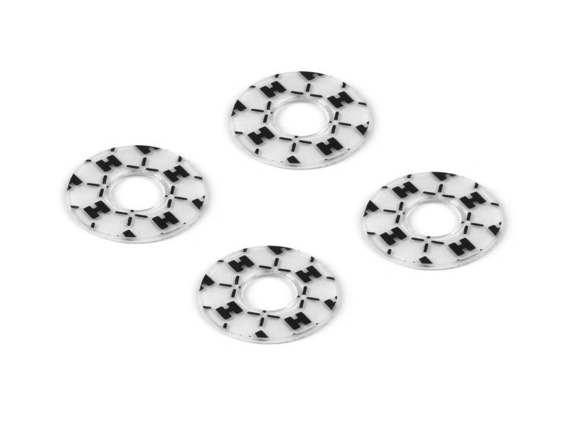 HUDY BODY POST HOLE PROTECTOR VINYL STICKER 7x16x0.5MM (8) / HUD209240