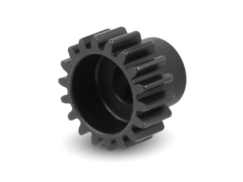 HUDY PINION GEAR HARD STEEL 18T / 32 (MODUL 0.8) / HUD294218