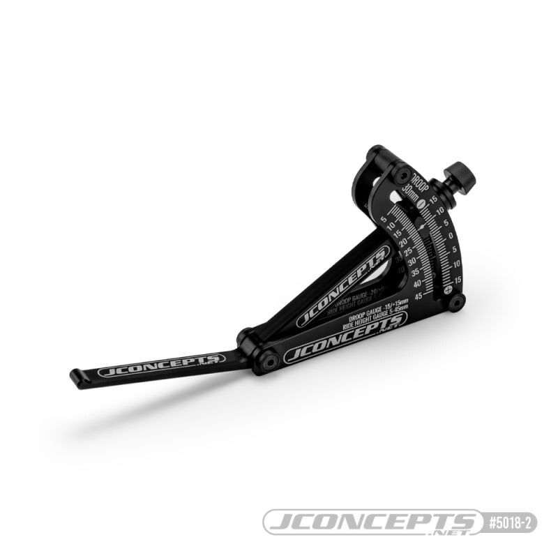 JConcepts Floating ride-height gauge, black / JC-5018-2