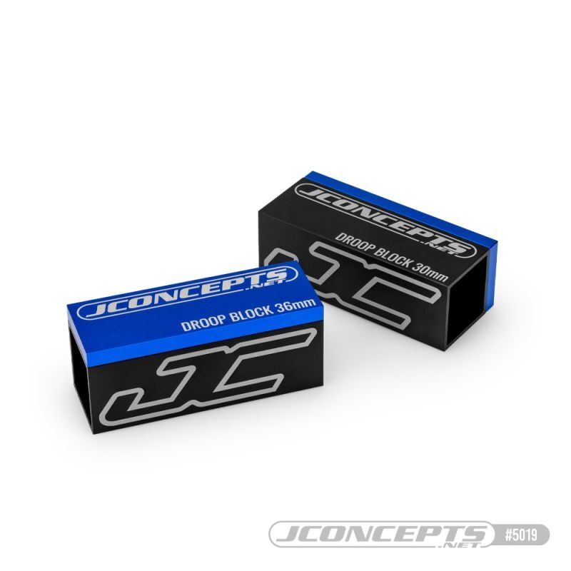JConcepts Droop block 30 x 36mm, black / blue / JC-5019