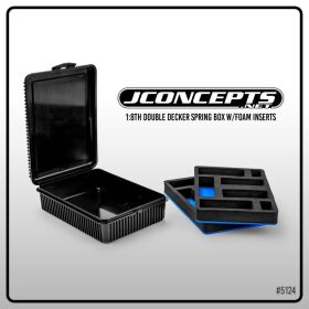JConcepts 1/8th double decker spring box w/foam inserts...