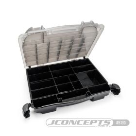 JConcepts Tool box w/upper storage, black / smoke gray...
