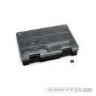 JConcepts Hardware storage box, black / smoke gray ~8 x 5.50 x 1.5 / JC-5151-28