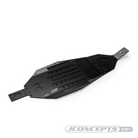 JConcepts Chassis, std, hard anodized black / JC-5180-2