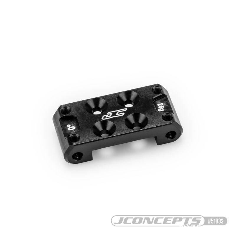 JConcepts Front bulkhead 0 degree 25g, steel / JC-5183S