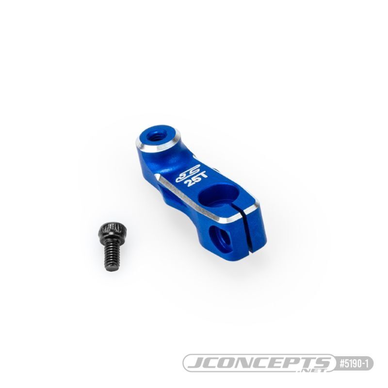 JConcepts 15.5mm aluminum clamping servo horn blue / JC-5190-1