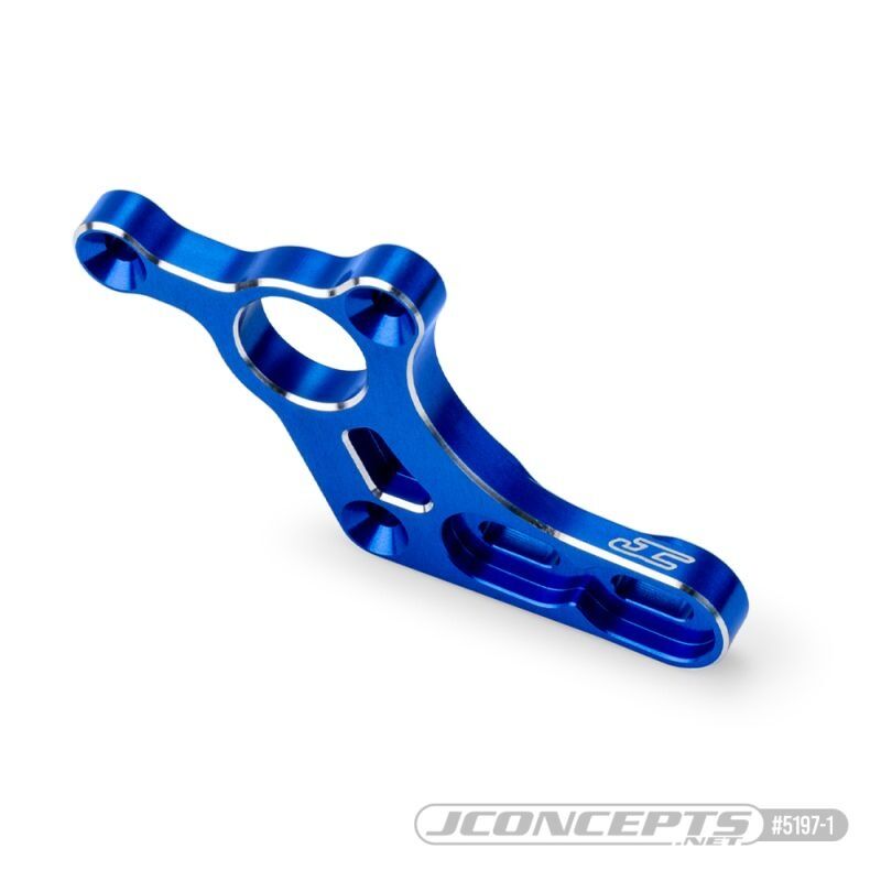 JConcepts Aluminum motor plate blue / JC-5197-1