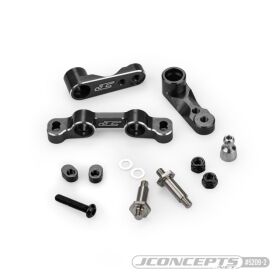 JConcepts Steering kit, black / JC-5209-2