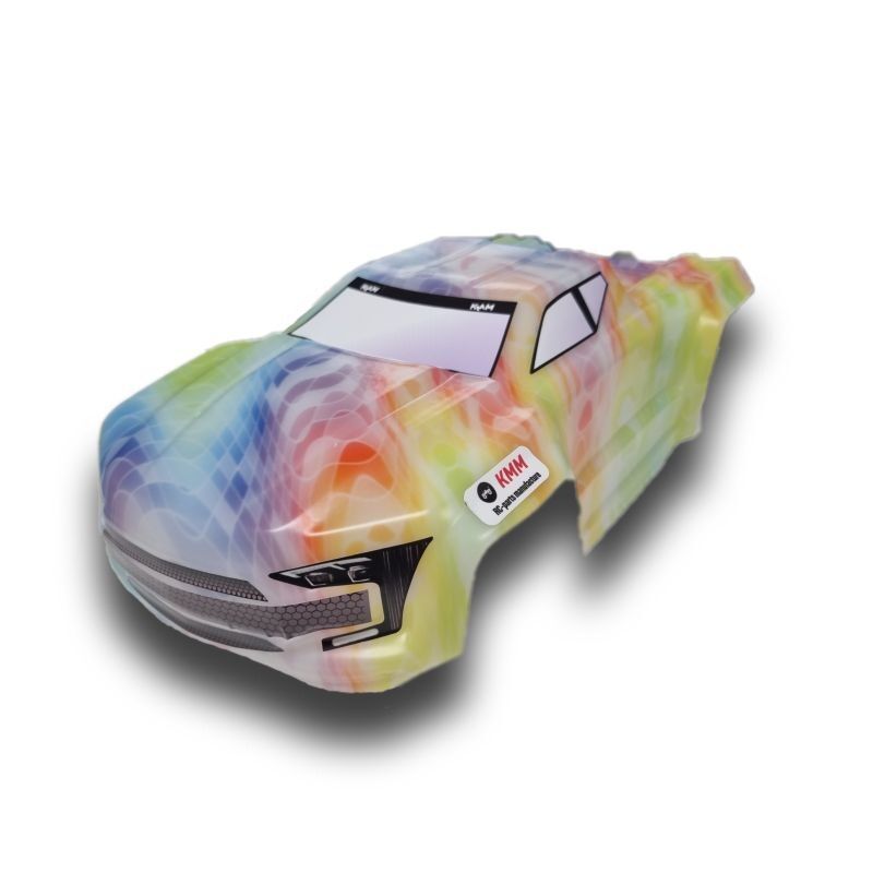 KMM für ARRMA Kraton 6S Karo unbreakable +Dekor Neon-Designprint / KMM001001NE