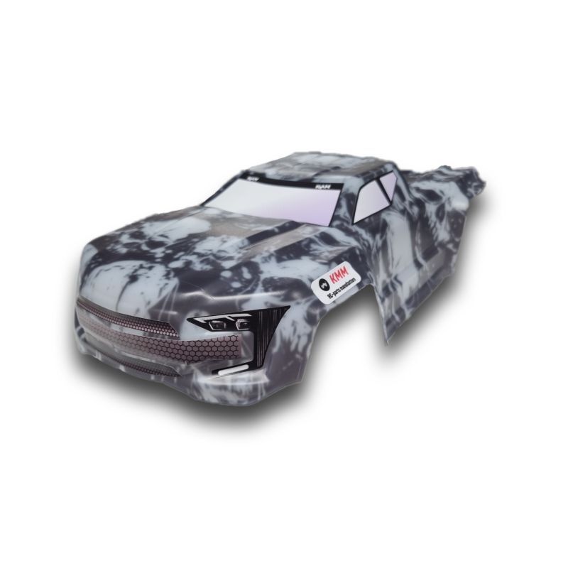 KMM für ARRMA Kraton 6S Karo unbreakable +Dekor Skull-Designprint / KMM001001SK