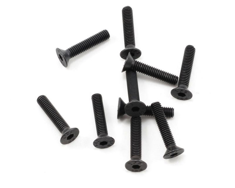 PROTEK RC 3x15mm High Strength Flachkopfschrauben (10) / PTK-H-2206