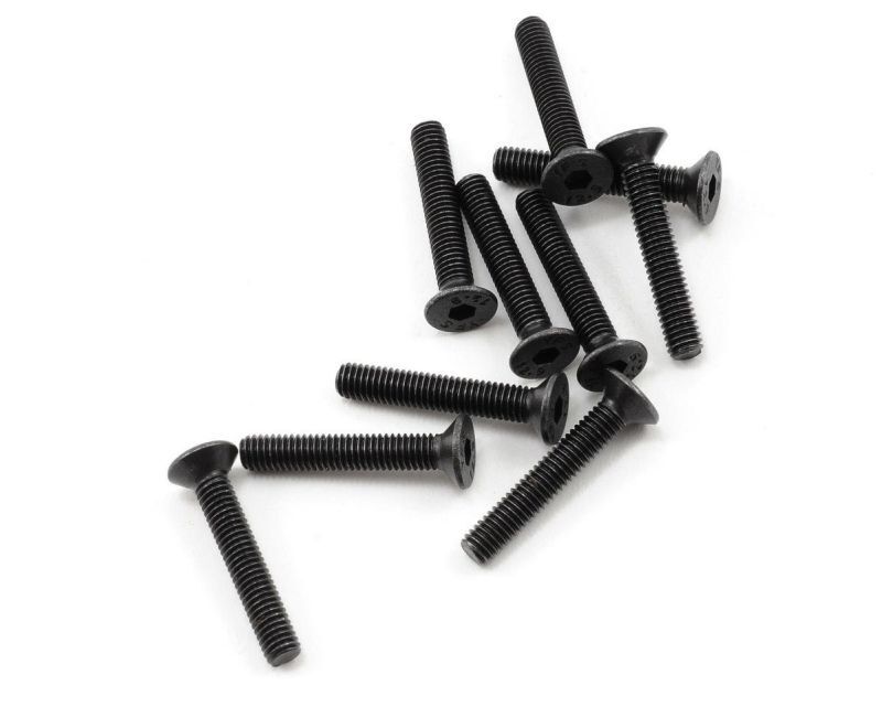 PROTEK RC 3x18mm High Strength Flachkopfschrauben (10) / PTK-H-2208