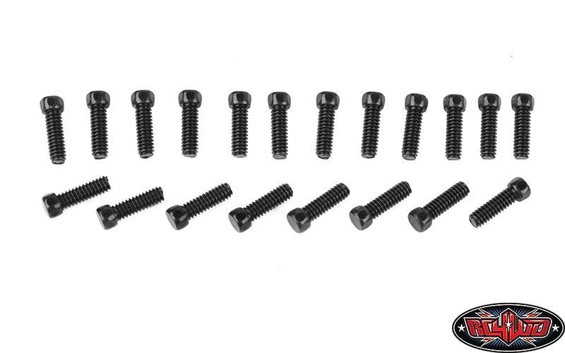RC4WD Sechskantschrauben M2x6mm schwarz / RC4ZS0054