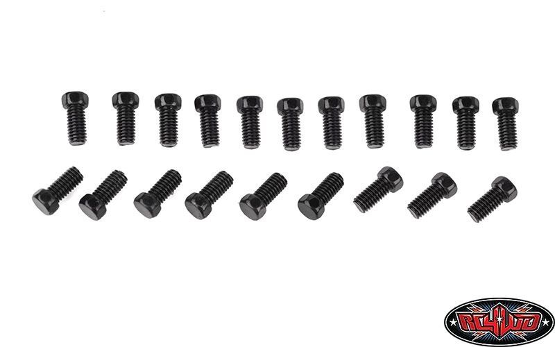 RC4WD Sechskantschrauben M3x6mm schwarz / RC4ZS0105