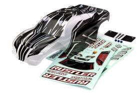 TRAXXAS Karosserie Rustler Prographix mit Aufkleber /...