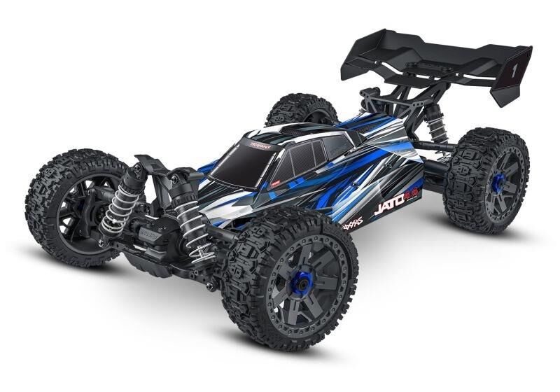 TRAXXAS Buggy 1/8 JATO 4x4 BL-2S Brushless blau HD-Teile ohne Akku/Lader / TRX90154-4-BLUE