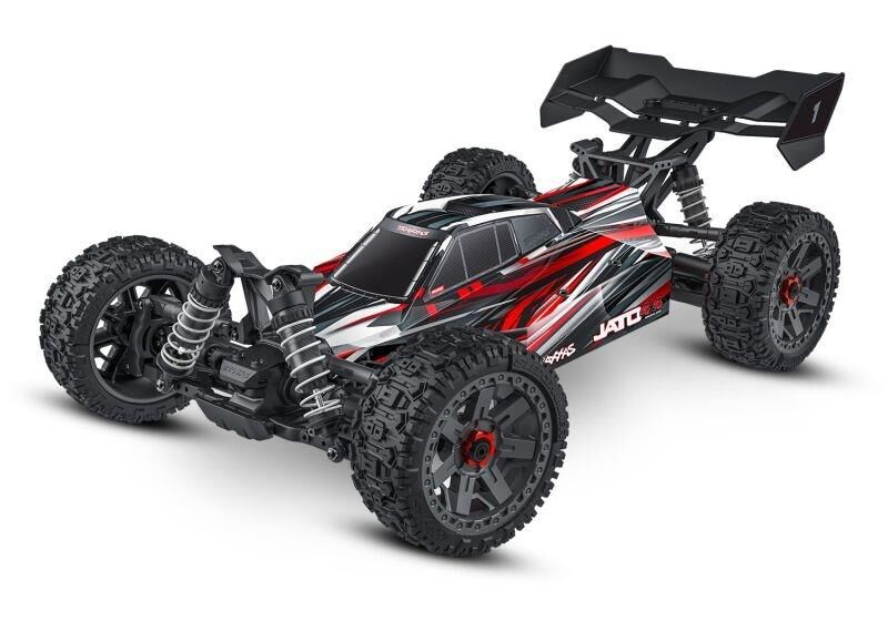 TRAXXAS Buggy 1/8 JATO 4x4 BL-2S Brushless rot HD-Teile ohne Akku/Lader / TRX90154-4-RED