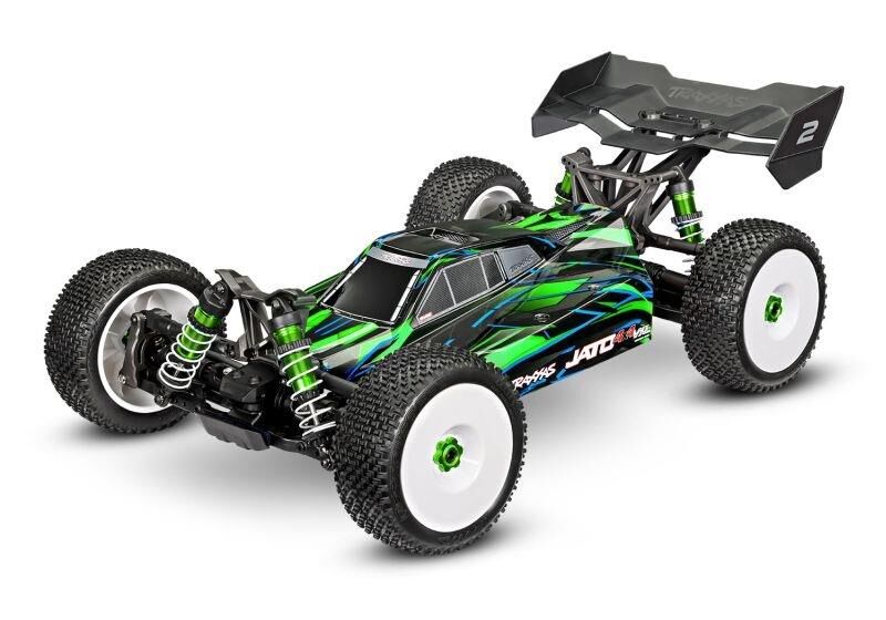 TRAXXAS Buggy JATO 1/8 4x4 VXL 4S Brushless grün HD-Teile ohne Akku/Lader / TRX90386-4-GRN