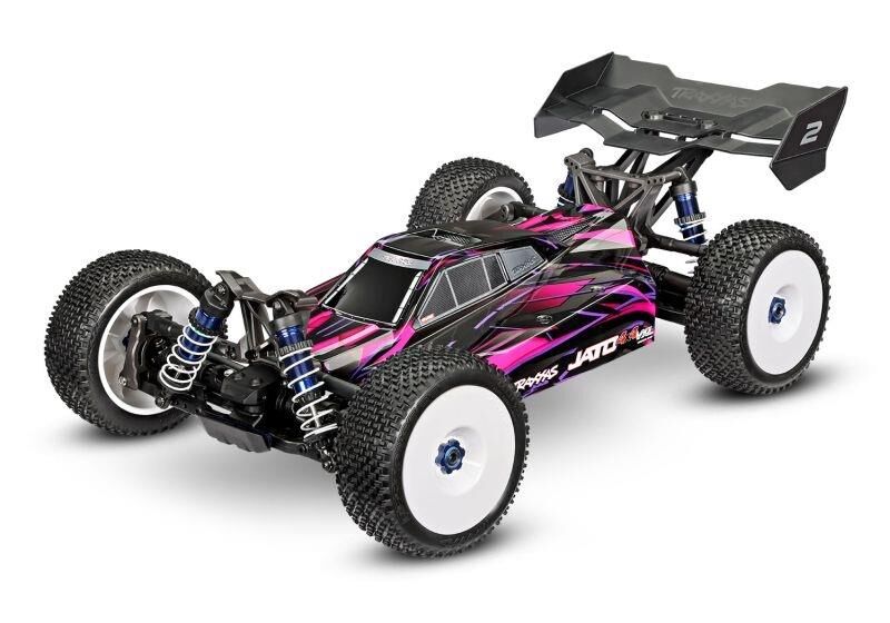 TRAXXAS Buggy JATO 1/8 4x4 VXL 4S Brushless pink HD-Teile ohne Akku/Lader / TRX90386-4-PINK