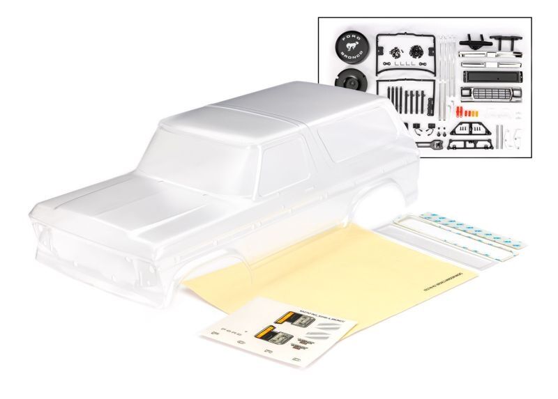 TRAXXAS TRX-4 Karo Ford Bronco 1979 klar/unlackiert / TRX9240