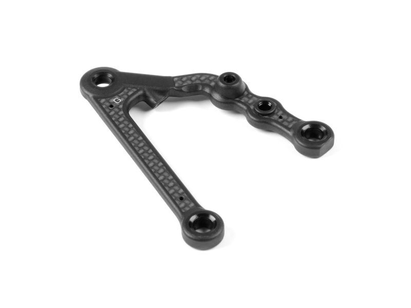 XRAY X4 CFF FRONT LOWER ARM - INNER SHOCK POSITION - GRAPHITE - R / XRA302182-G