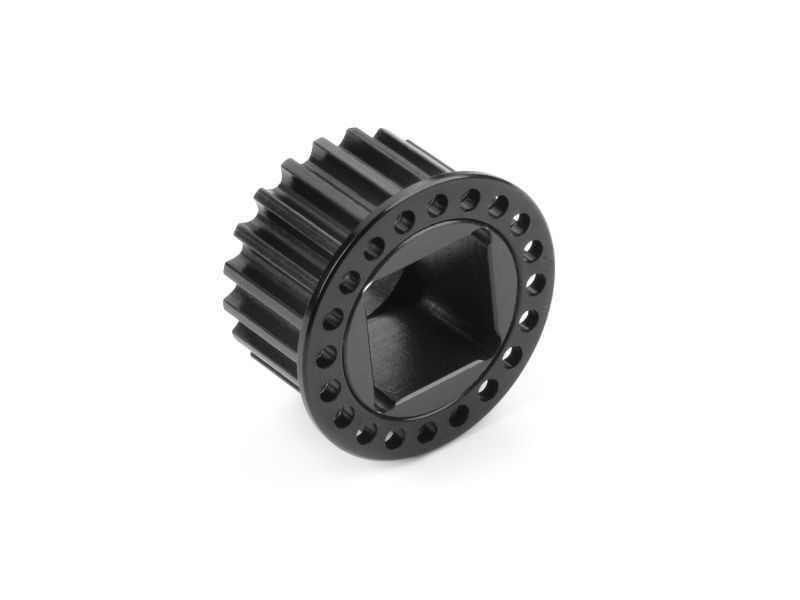 XRAY ALU CENTER BELT PULLEY 20T - HARD COATED - SWISS 7075 T6 / XRA345921