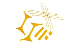 AMEWI / Tragflächenstreben Set Beech D17S gelb /...