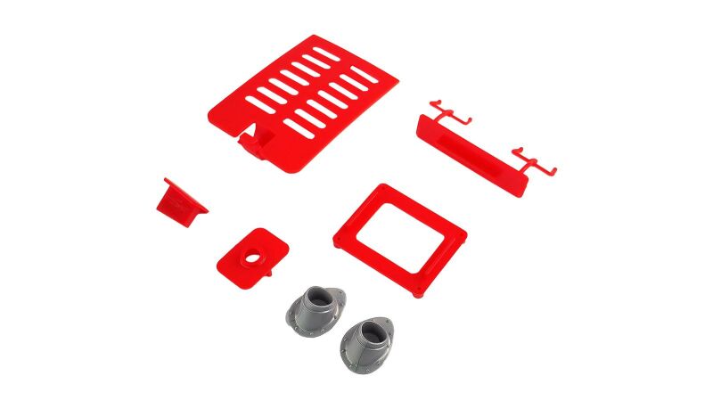 AMEWI / Kunststoffteile Rumpf Set Beech D17S rot / 045-24143-11