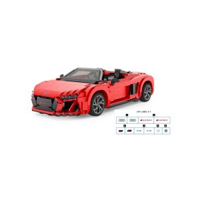 Jamara Audi R8 Spyder 1:14 rot Bricks / 402835