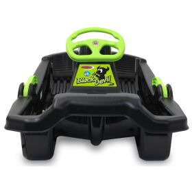 Jamara Snow Play Bob Black Devil 84cm schwarz mit Lenkrad und Bremse / 461140