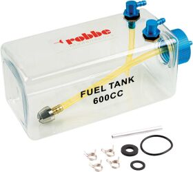 Robbe Modellsport Benzin Tank 600ml mit Alu-Verschluss / 91200003