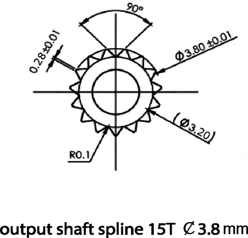 Robbe Modellsport Alu Servohebel 15Z (15T) Mini 8mm KST kompatibel, für Servoabtriebe mit 3,8mm Durchmesser / 91280002